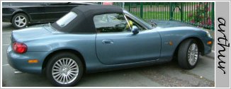 picture of the MX5 before modifications