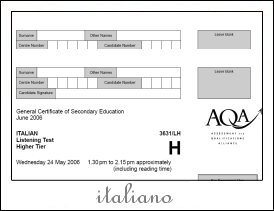 Aqa gcse italian coursework deadline