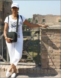 Picture of me in the Forum in Rome